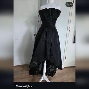 White House Black Market High Low Black Dress